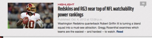 RG3 blurb