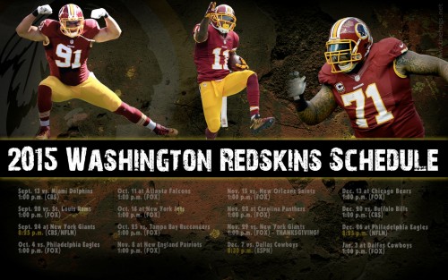 2015 Redskins Schedule Wallpaper