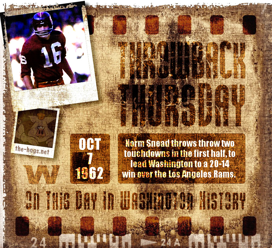Throwback Thursday October 7th