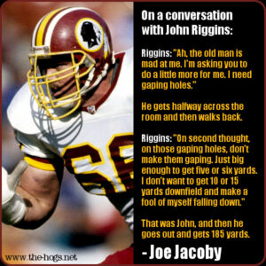 Jacoby quote on Riggins