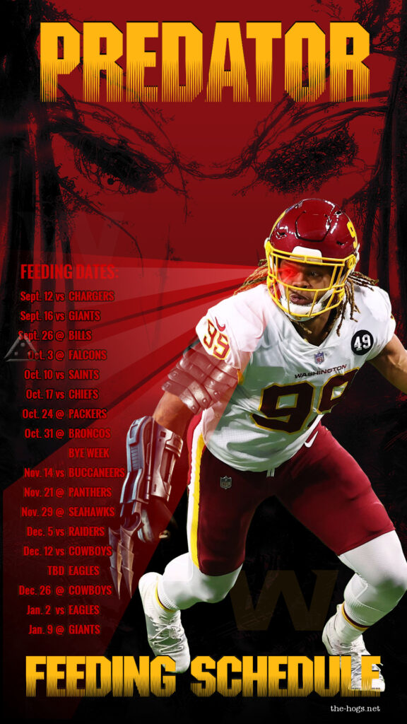 washington football commanders schedule