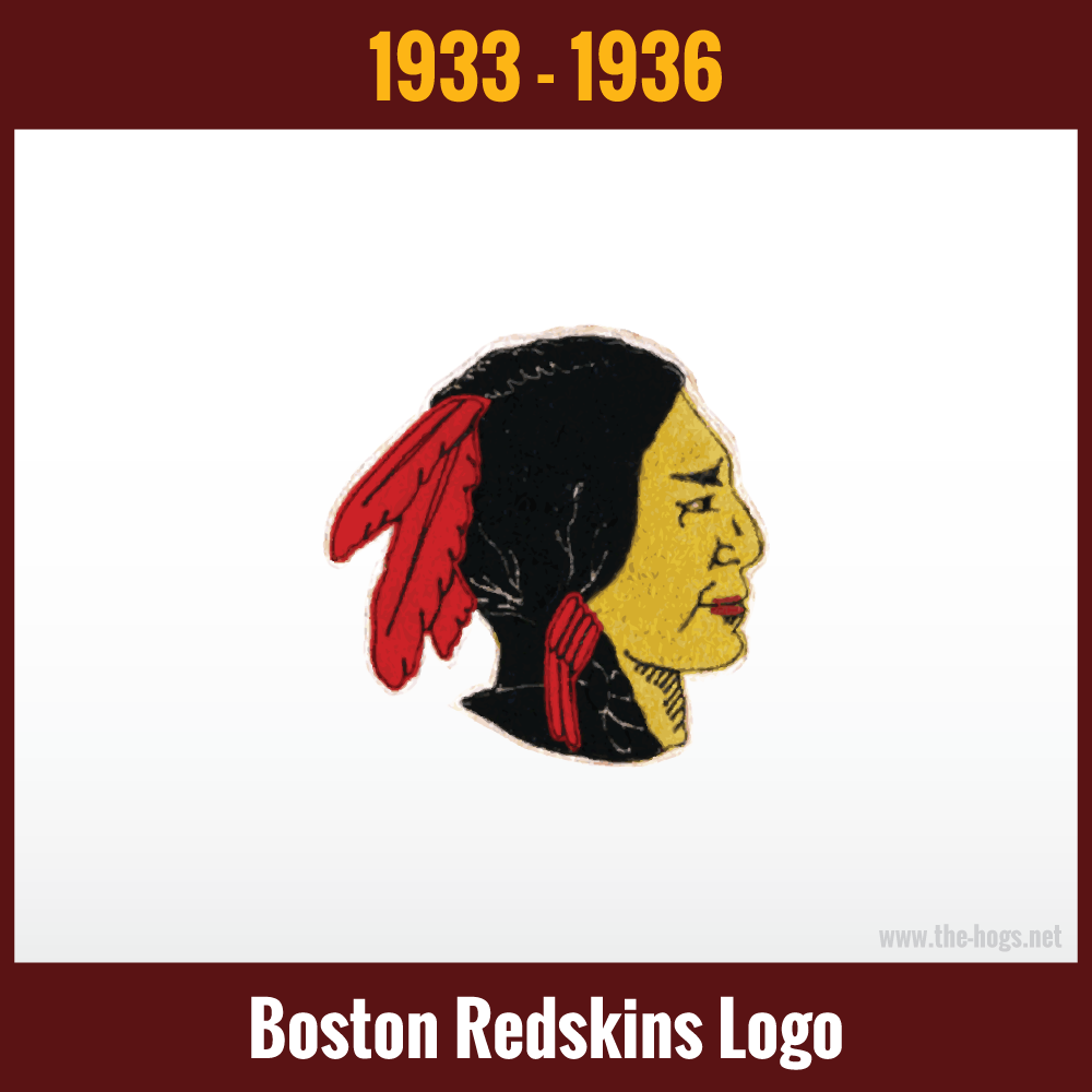 1933 to 1936 Boston Redskins Logo