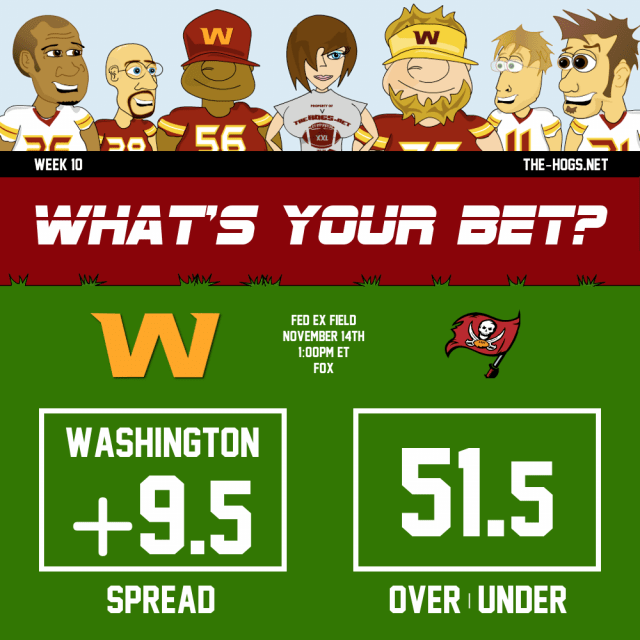 Week 10 odds