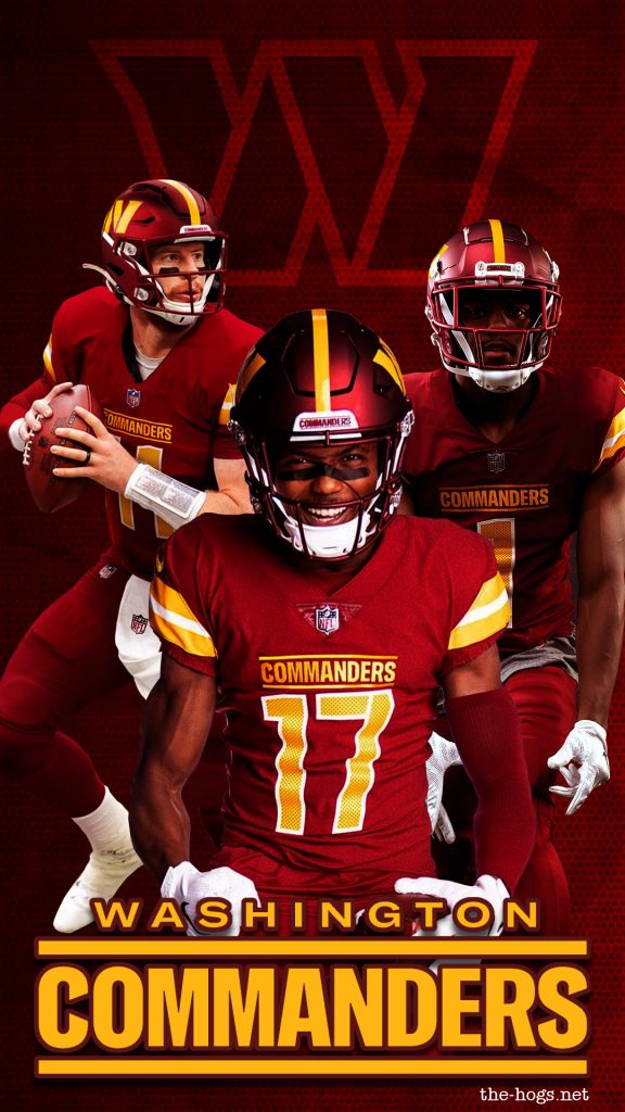 Commanders offense Lock screen