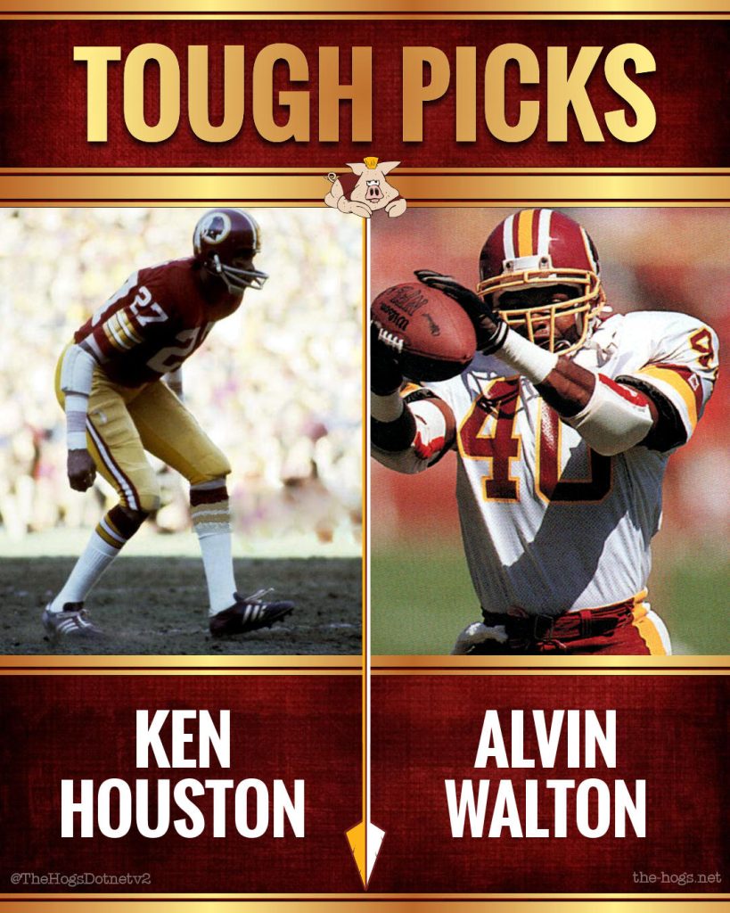 Tough picks Ken Houston