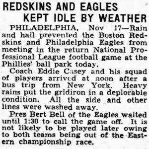 Skins Vs Eagles 1935